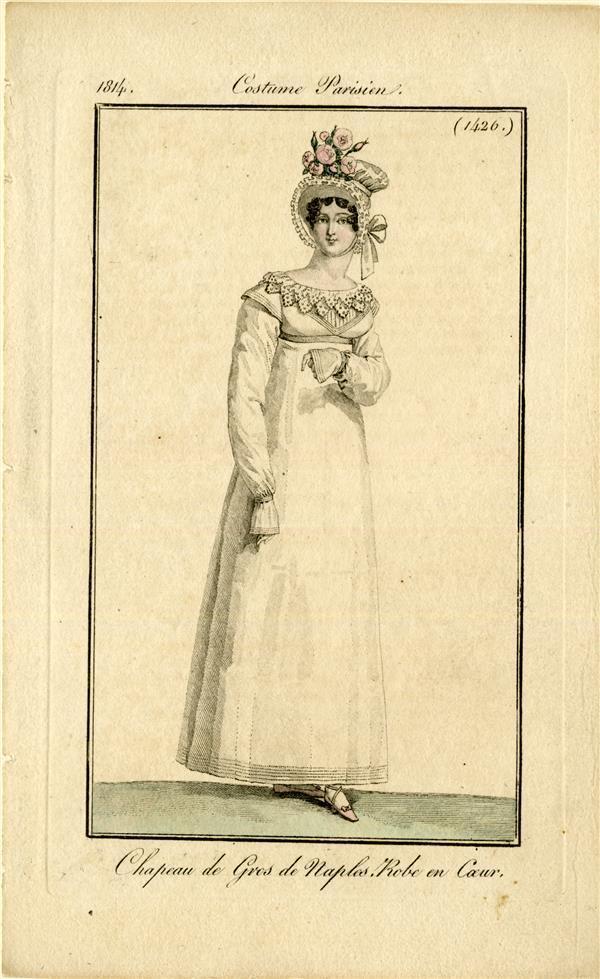 Costume Parisien 'Chapeau de Gros de Naples, Robe en Coeur'