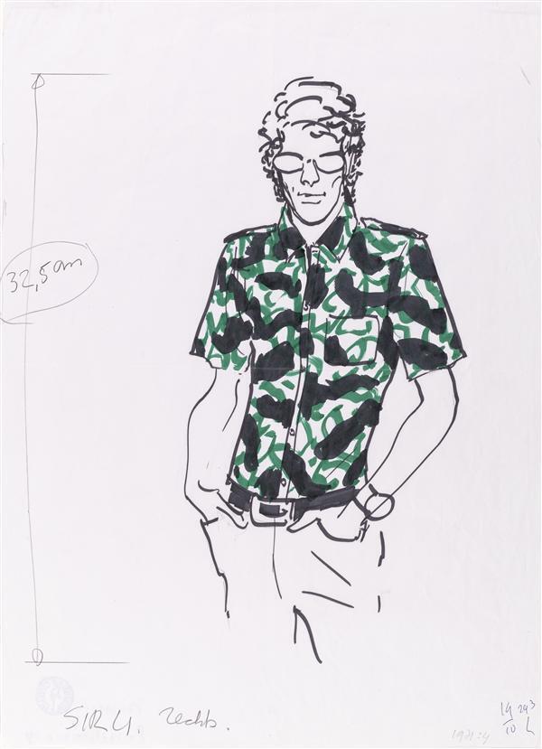'Gruau sketches the scene today and tomorrow'