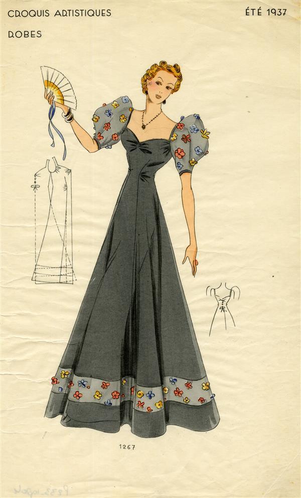 Croquis Artistiques Robes 1267