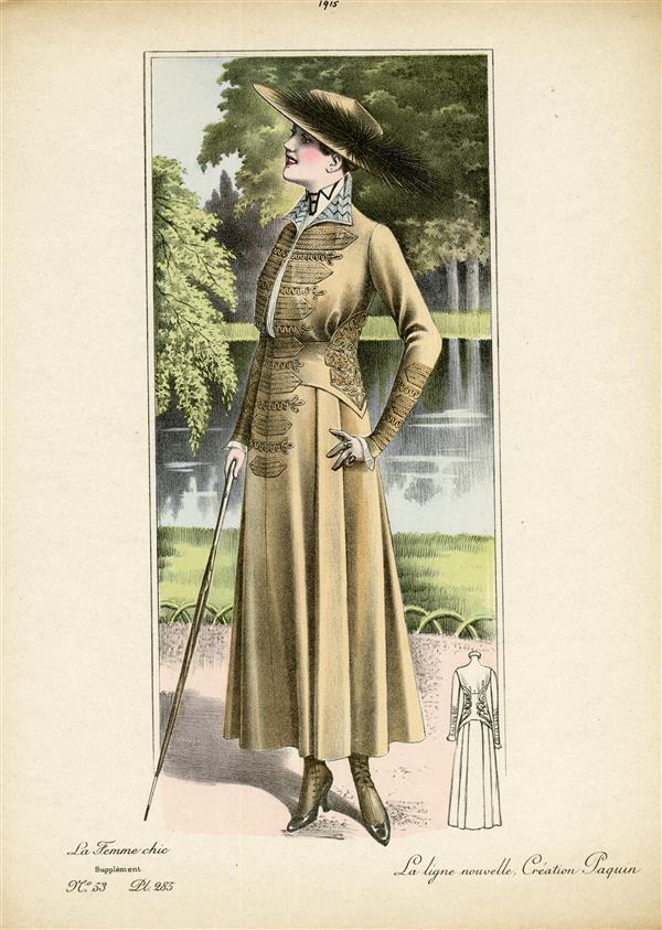 La Femme Chic, La ligne nouvelle, Création Paquin