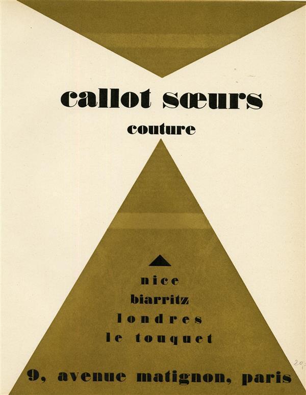 Caillot Soeurs, couture