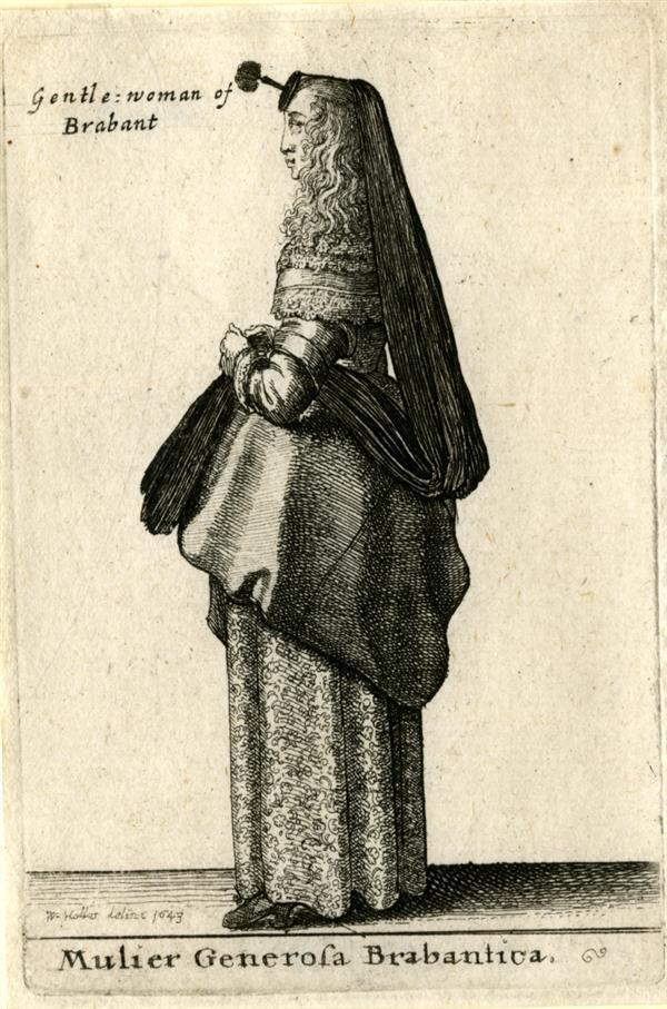 Mulier Generosa Brabartica, gentle woman of Brabant