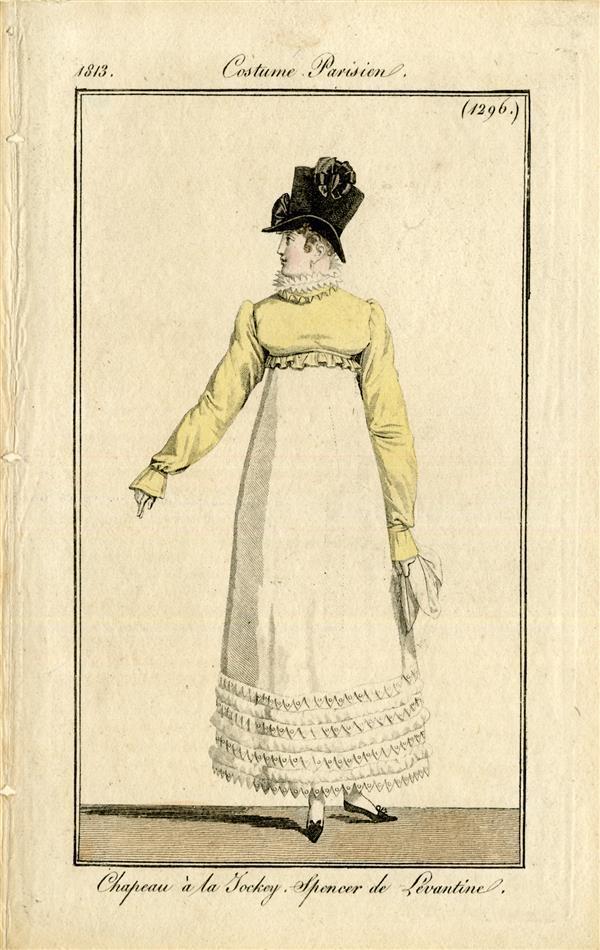 Costume Parisien 'Chapeau à la Jockey. Spencer de Levantine'