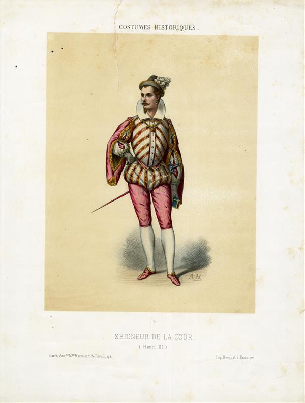 Costume Historiques, Seigneur de la Cour
