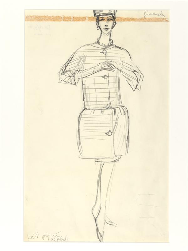 Hubert de Givenchy - ensemble (mantel en rok)