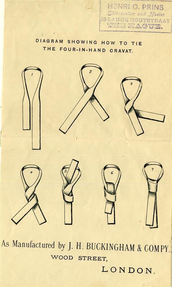 The four in hand cravat