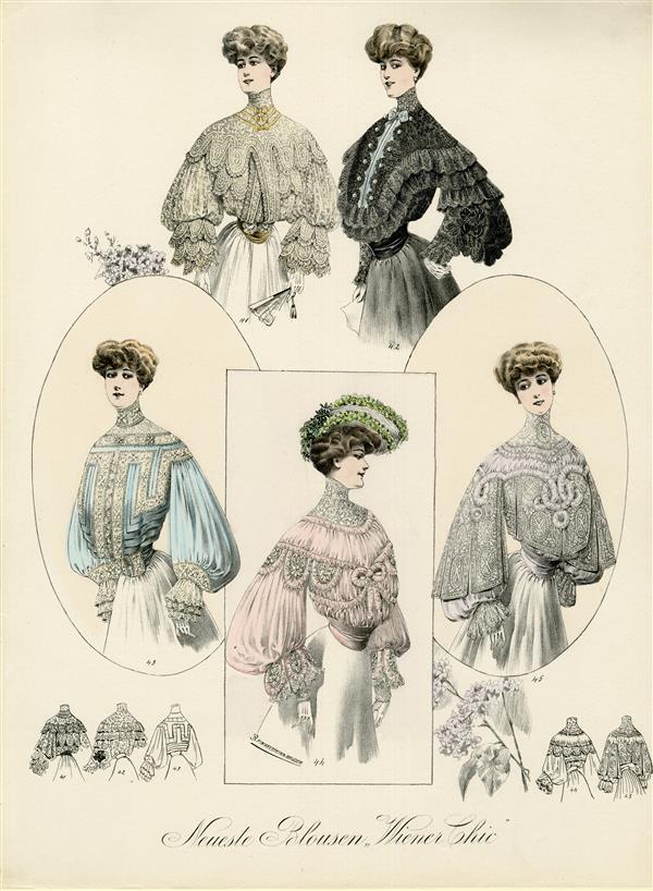 Neueste Blousen “Wiener chic”