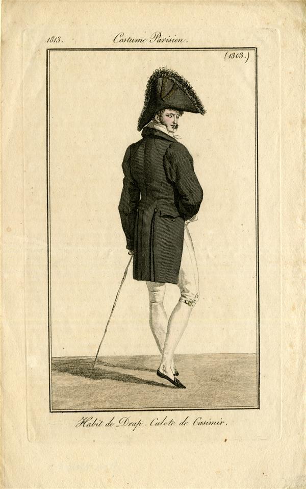 Costume Parisien 'Habit de Drap. Culote de Casimir'