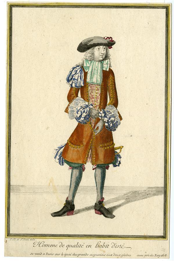 Homme de qualité en habit d'esté