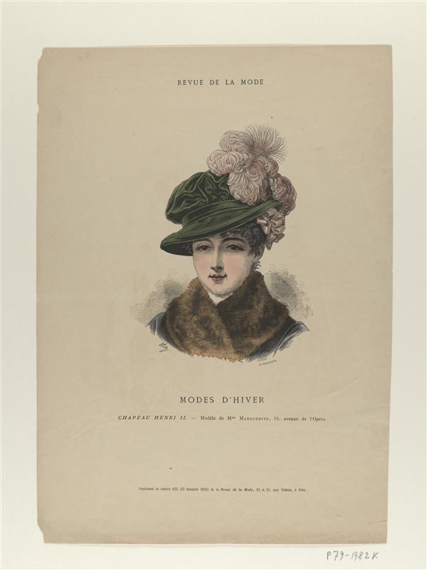 Revue de la Mode, Modes d'Hiver