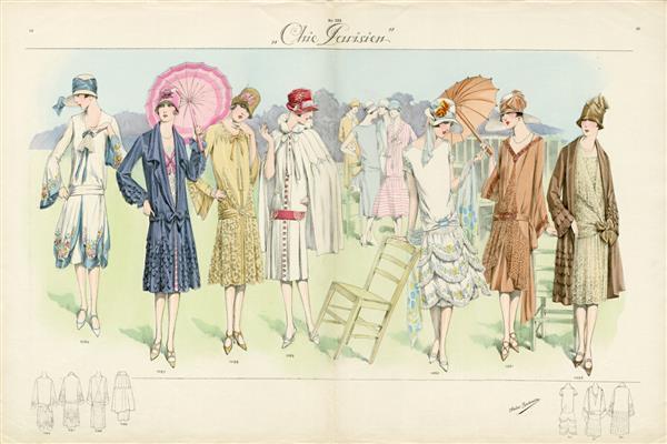 Chic Parisien, no. 333, fig. 1086, 1087, 1088, 1089, 1090, 1091 en 1092