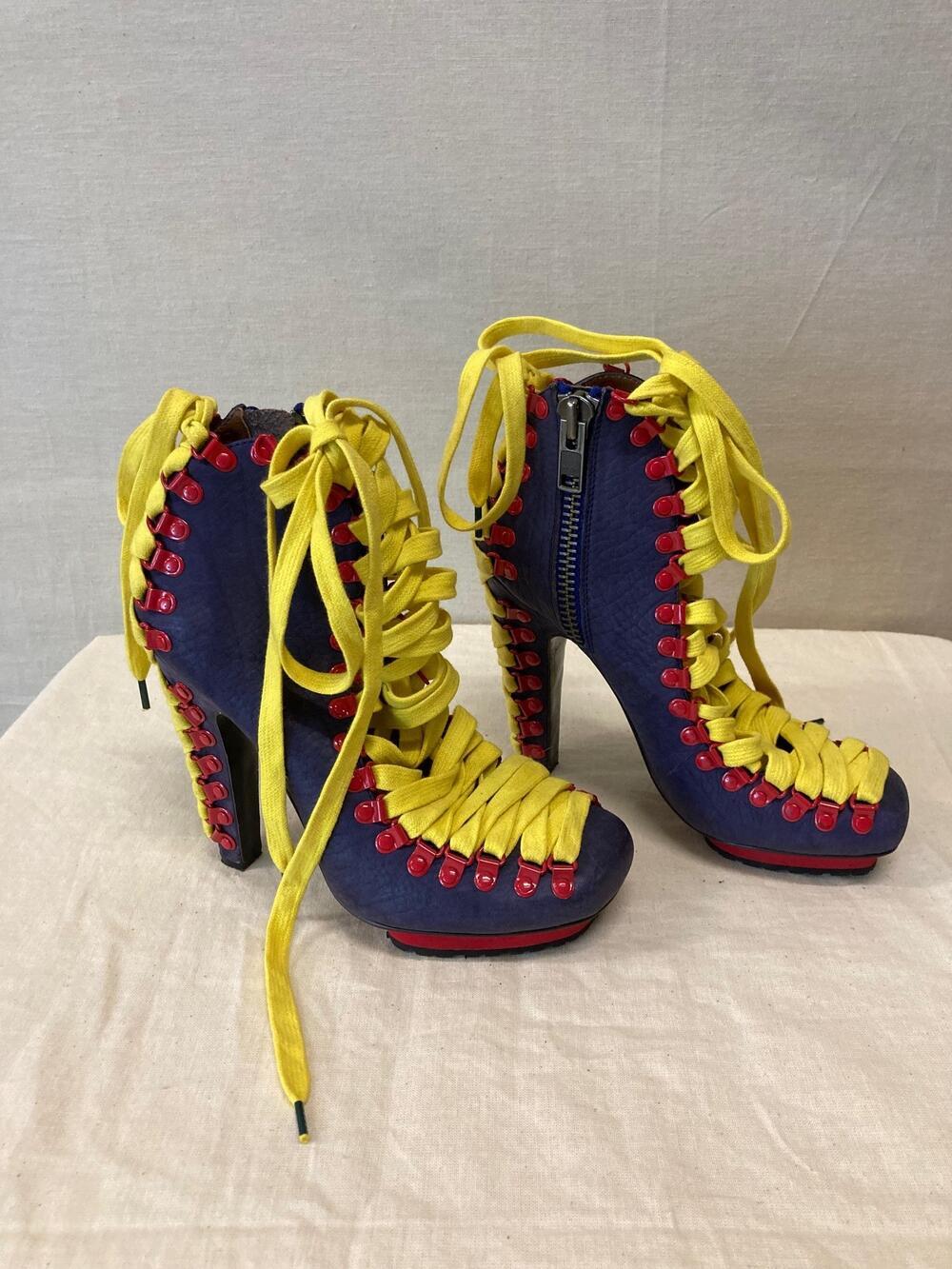 'Crazy Lacy' booties