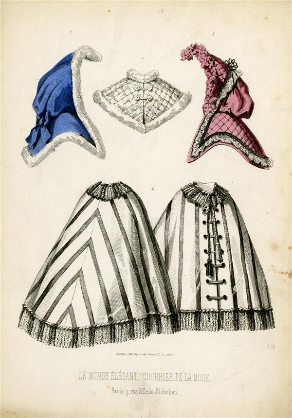 Le Monde Élégant, Courrier de la Mode