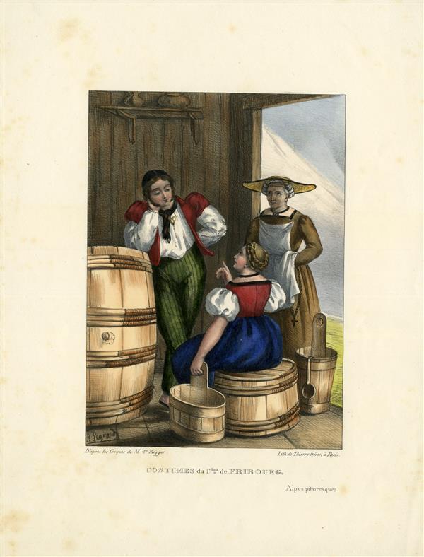 Costumes du C ton de Fribourg