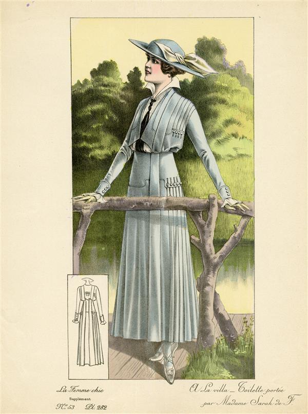 La Femme Chic, A La villa - Toilette portée Madama Sarah de F.