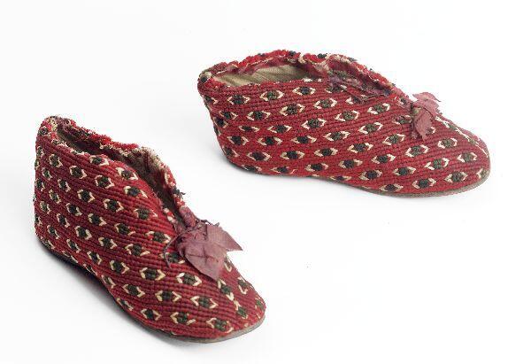 Een paar babypantoffels