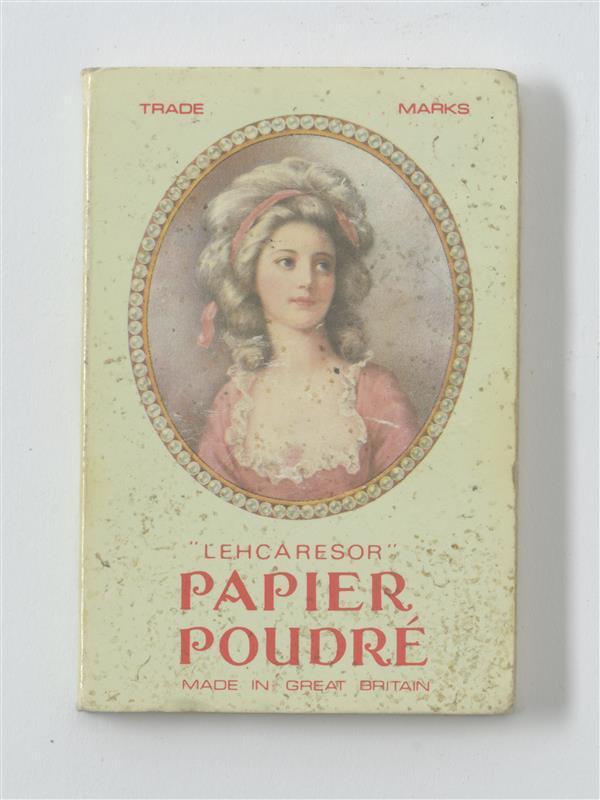 Boekje met papier poudré