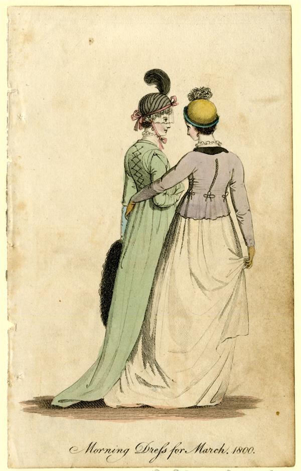 Morning dress for March 1800