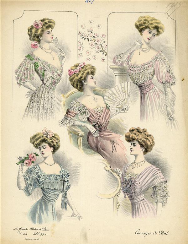 Les Grandes Modes de Paris, Corsages de Bal