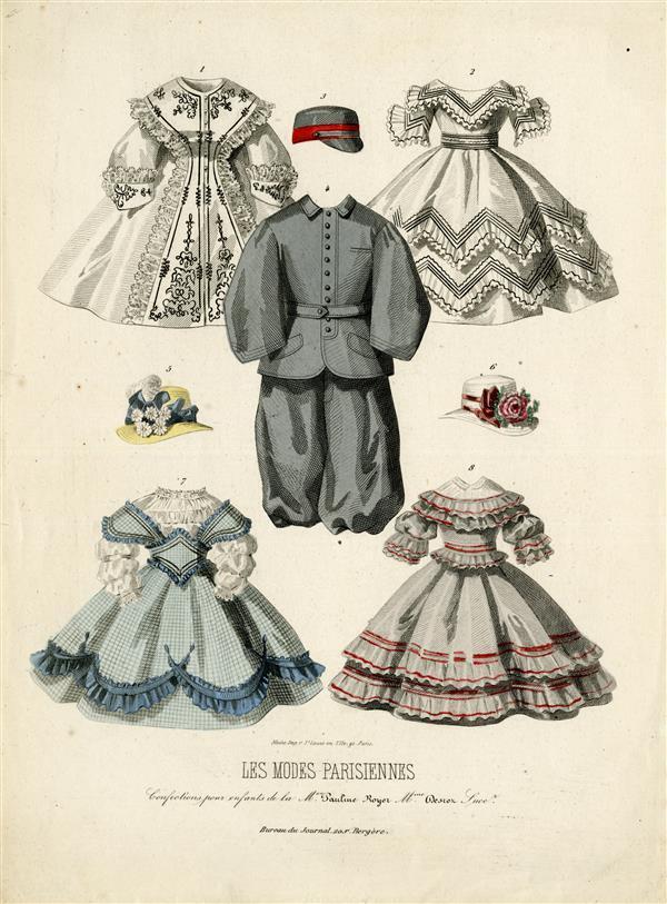 Les Modes Parisiennes ca. 1863-1864