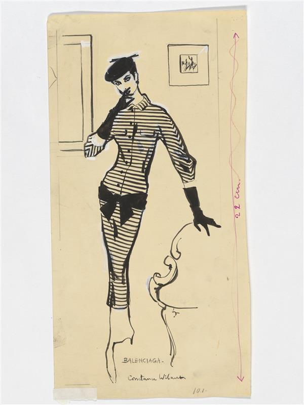 Balenciaga - gestreepte tailleur