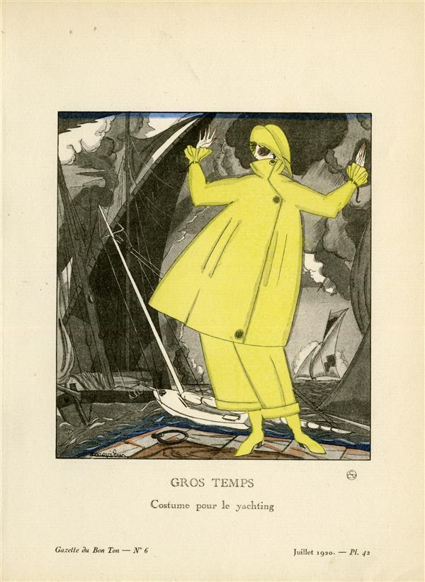 Gros Temps, costume pour le yachting