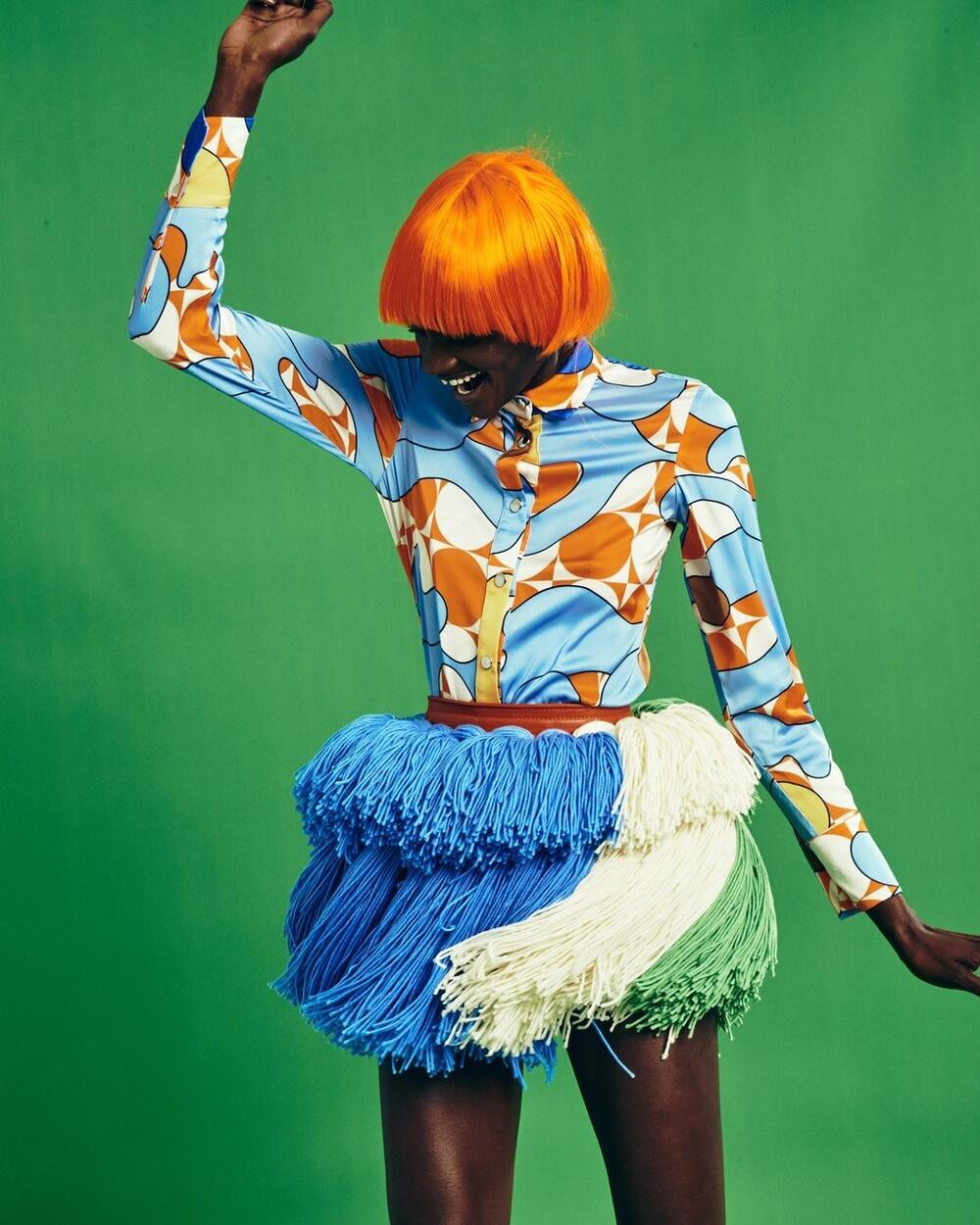 Set van The Waves Blouse en Xibelani rok