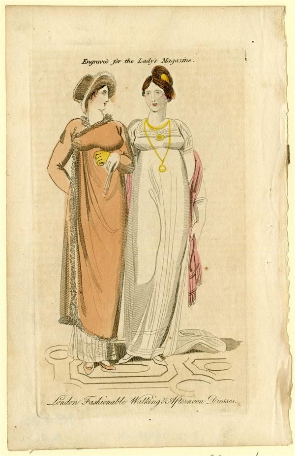 London Fashionable Walking & Afternoon Dresses