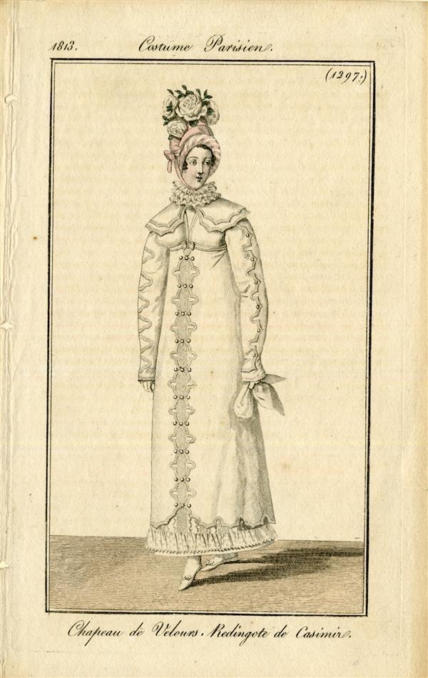 Costume Parisien 'Chapeau de Velours. Redingote de Casimir'
