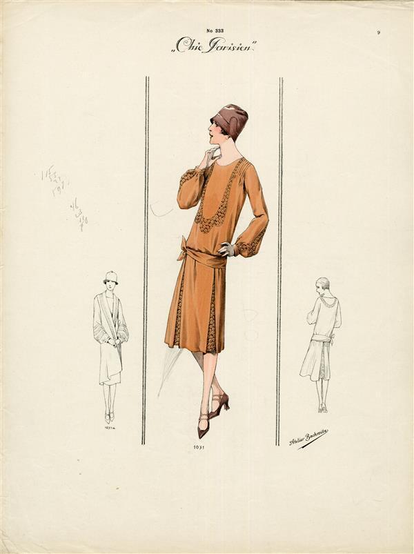 Chic Parisien, no. 333, fig. 1071