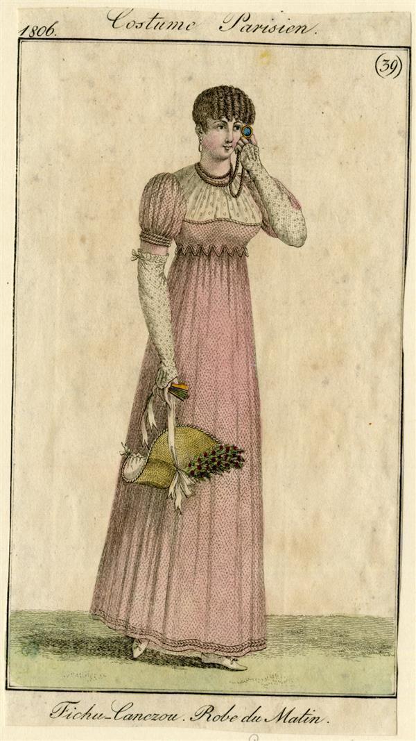 Costume Parisien 'Fichu-Canezou. Robe du Matin'