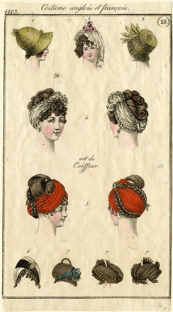 Costumes Anglais et Français 'Art du Coeffeur'