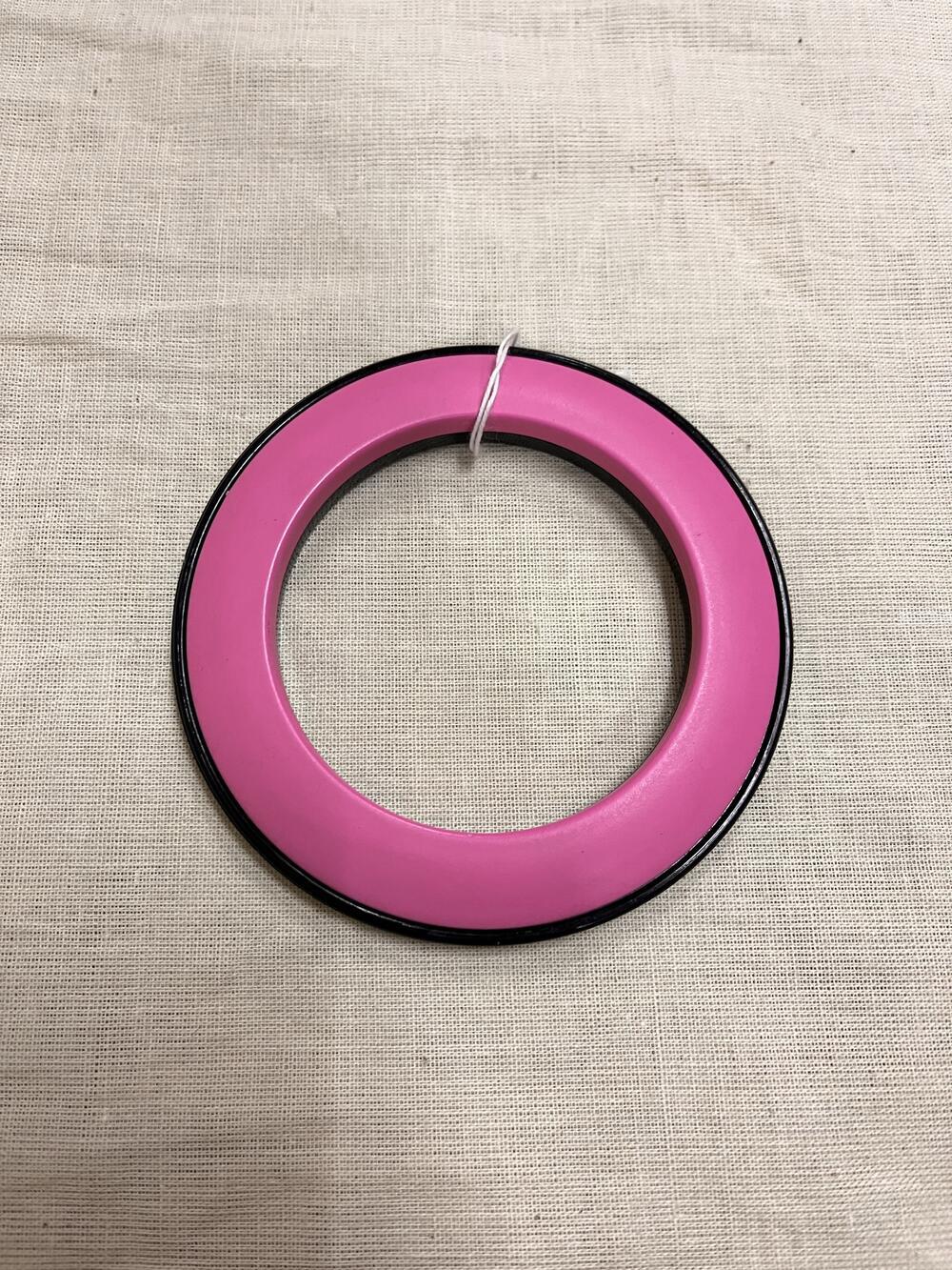 Armband, roze/zwart