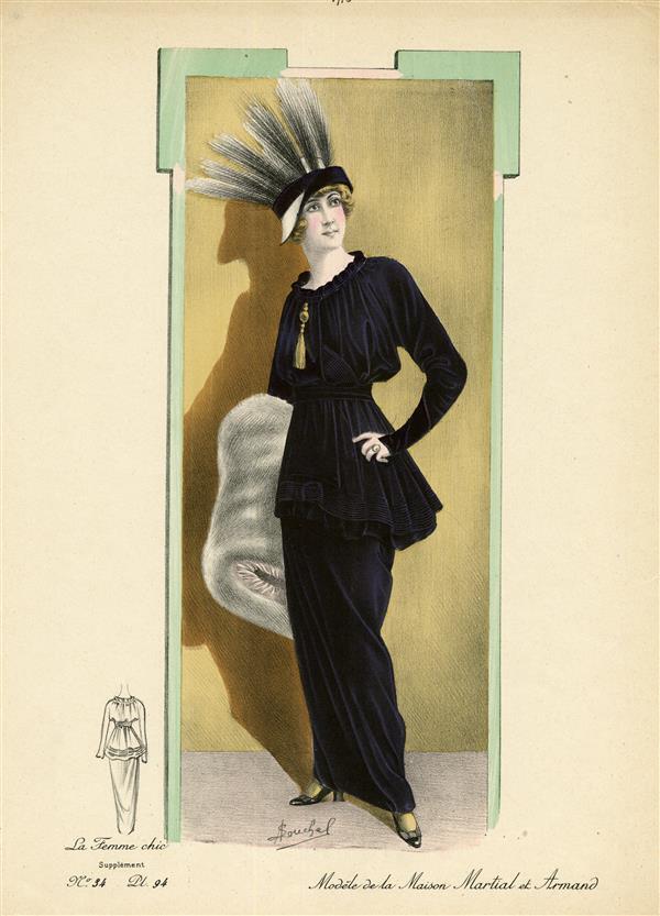 La Femme Chic, Modèle de la Masoin Martial et Armand