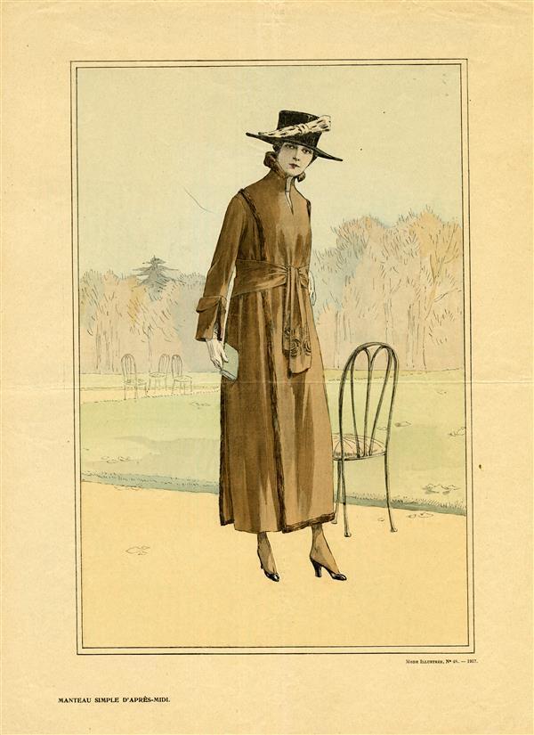 Manteau simple d'apres-midi