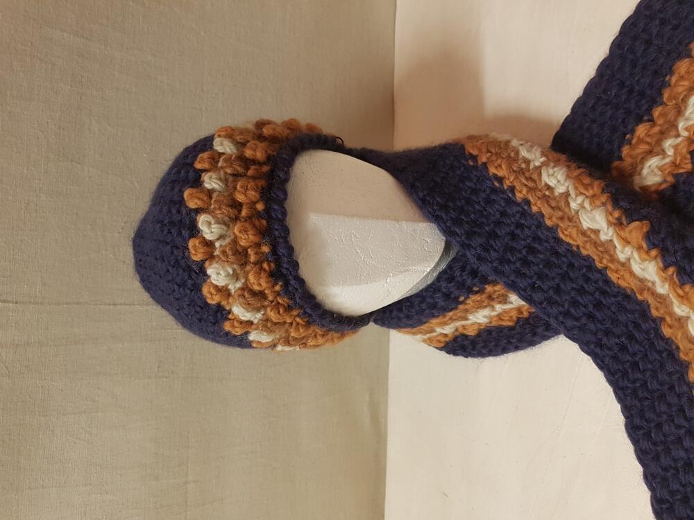 Vrouwenshawl met muts