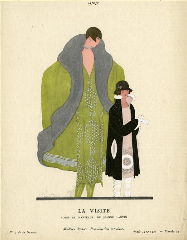 La Visite, Robes et Manteaux, de Jeanne Lanvin
