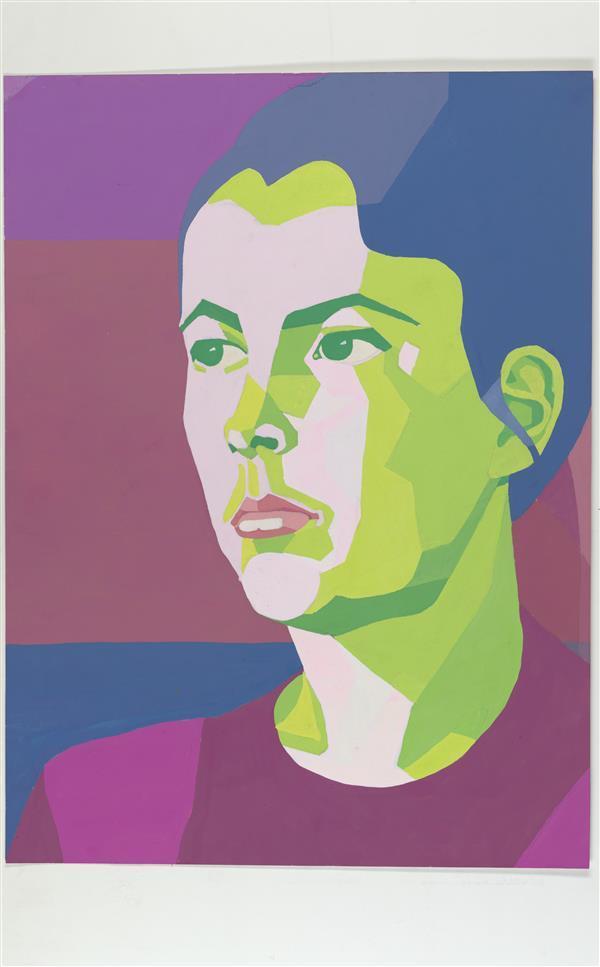 Zelfportret van Maarten van Dreven
