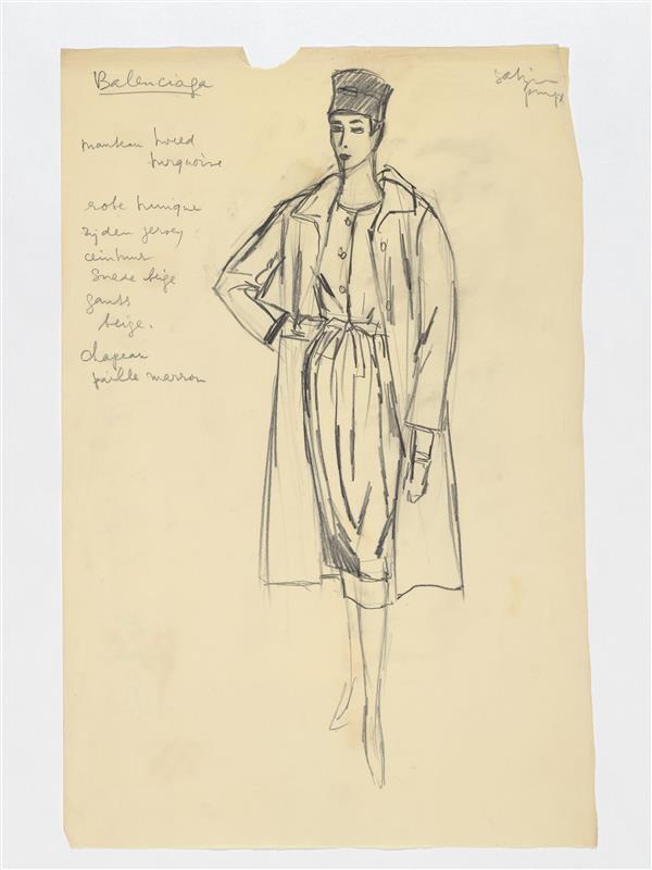 Balenciaga - tuniek (van zijden jersey)