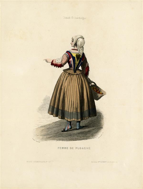 Femme de Ploache, Italie (Sardagne)