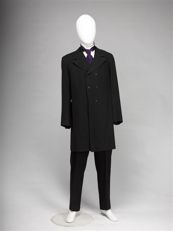 Driedelig kostuum, met geklede jas, vest en broek