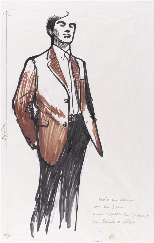 'Gruau's starring in leather and suede'