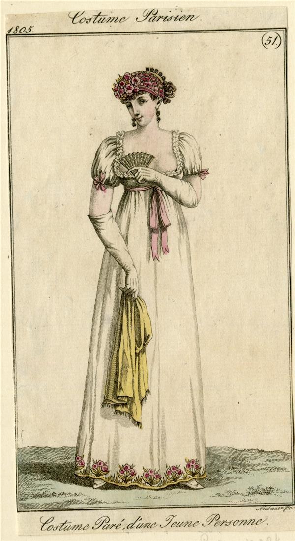 Costume Parisien 'Costume Paré, d'une Jeune Personne'