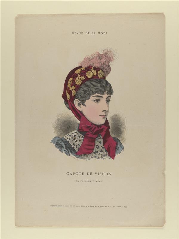 Revue de la Mode, Capote de Visites