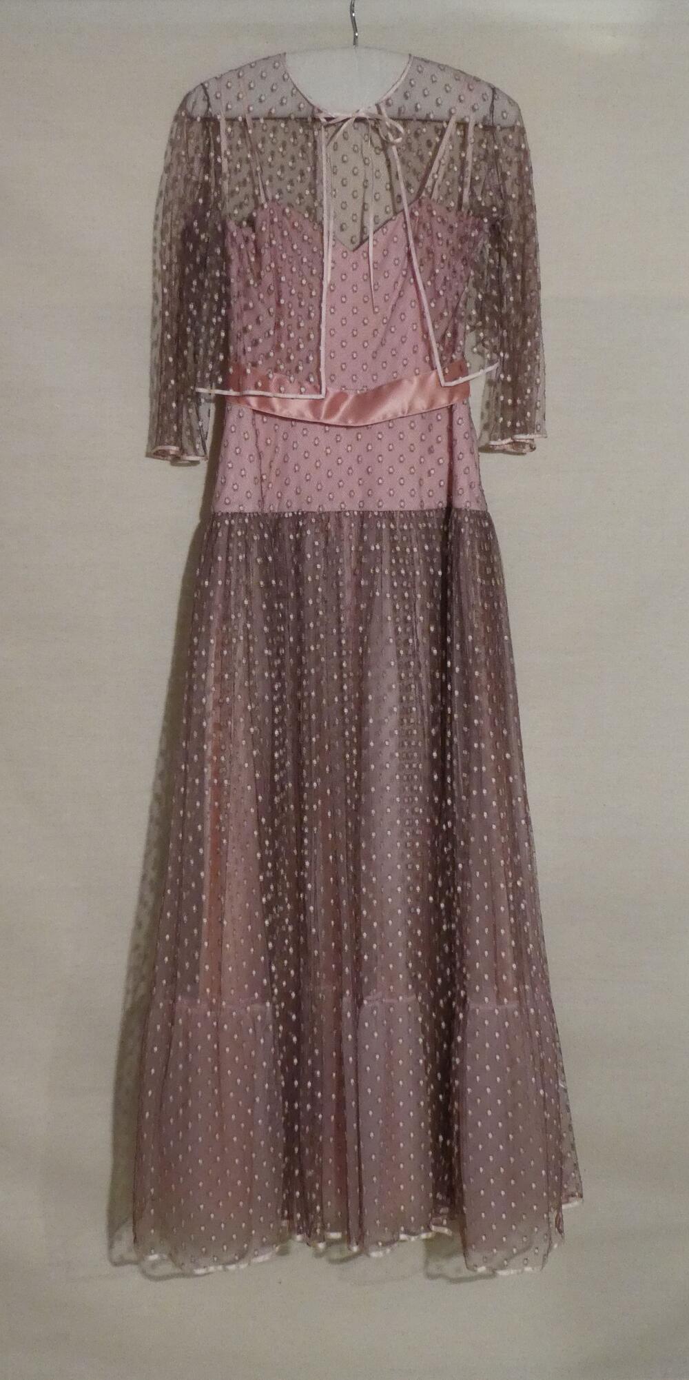 Avondjurk met bolero en ceintuur