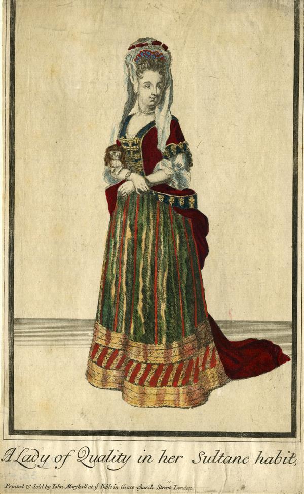 A Lady of Quality in het Sultane habit