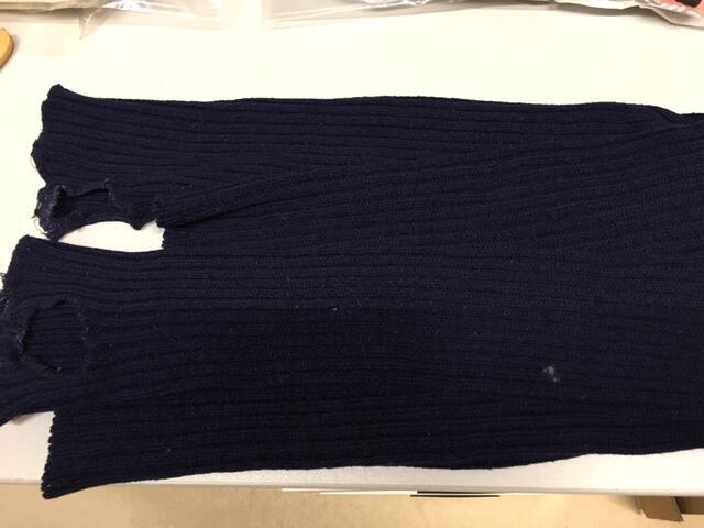 Lange beenwarmers, blauw