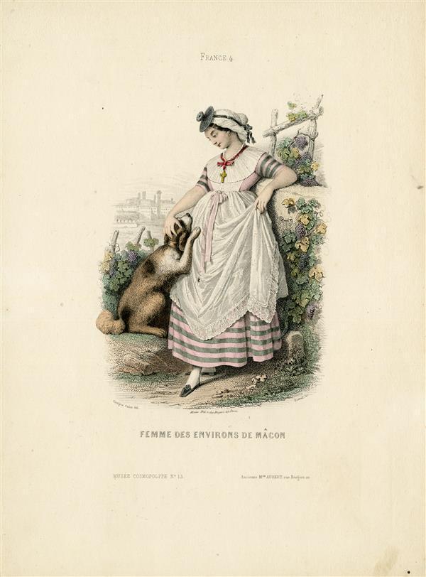 Femme des Environs de Macon, France 4