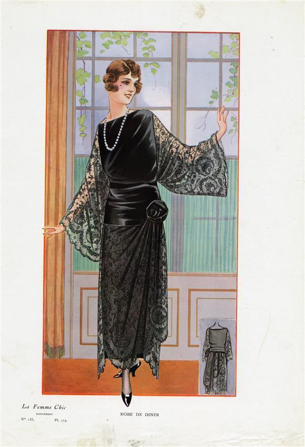 La Femme Chic, Robe de diner