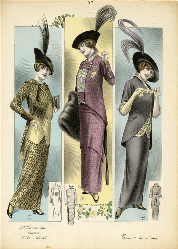 La Femme Chic, Trois Tailleurs "chic"